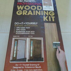 Wood Graining Kit - Old Masters Professional - Realistic Woodgrain - Pecan